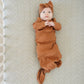 Desert Sage Muslin Crib Sheet