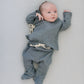 Stone Bamboo Stretch Crib Sheet