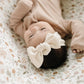 Vanilla Organic Cotton Ribbed Head Wrap