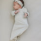 Oatmeal Bamboo Stretch Crib Sheet