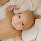 Cafe Organic Ribbed Newborn Knot Hat