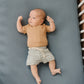 Dusty Blue Bamboo Stretch Crib Sheet