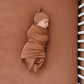Rust Bamboo Stretch Crib Sheet
