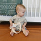 Stone Bamboo Stretch Crib Sheet