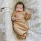 Cafe Organic Cotton Ribbed Knot Gown