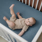 Dusty Blue Bamboo Stretch Crib Sheet