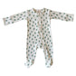 Cactus / Organic Pointelle 2-Way Zip Footie
