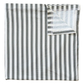 Green Stripe Bamboo Swaddle