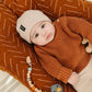 Rust Mudcloth Muslin Swaddle Blanket
