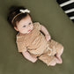 Olive Bamboo Stretch Crib Sheet