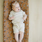 Vintage Floral Muslin Changing Pad Cover