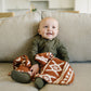 Rust Alpine Plush Blanket