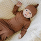 Rust Bamboo Newborn Knot Hat