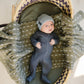 Light Grey Mebie Baby Beanie