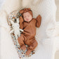 Harvest Floral Muslin Burp Cloth