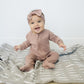 Dusty Rose Bamboo Footed Zipper