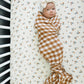 Gingham Muslin Swaddle Blanket