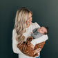 Mustard Mudcloth Muslin Swaddle Blanket