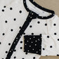 Bamboo Zip Romper | Classic Polka