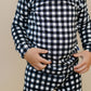 Bamboo Two Piece Set | Black Gingham