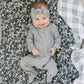 Liberty Floral + Coastal Plaid Lace Muslin Quilt