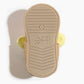 Banana Cream Knotted Bow Baby Shoe