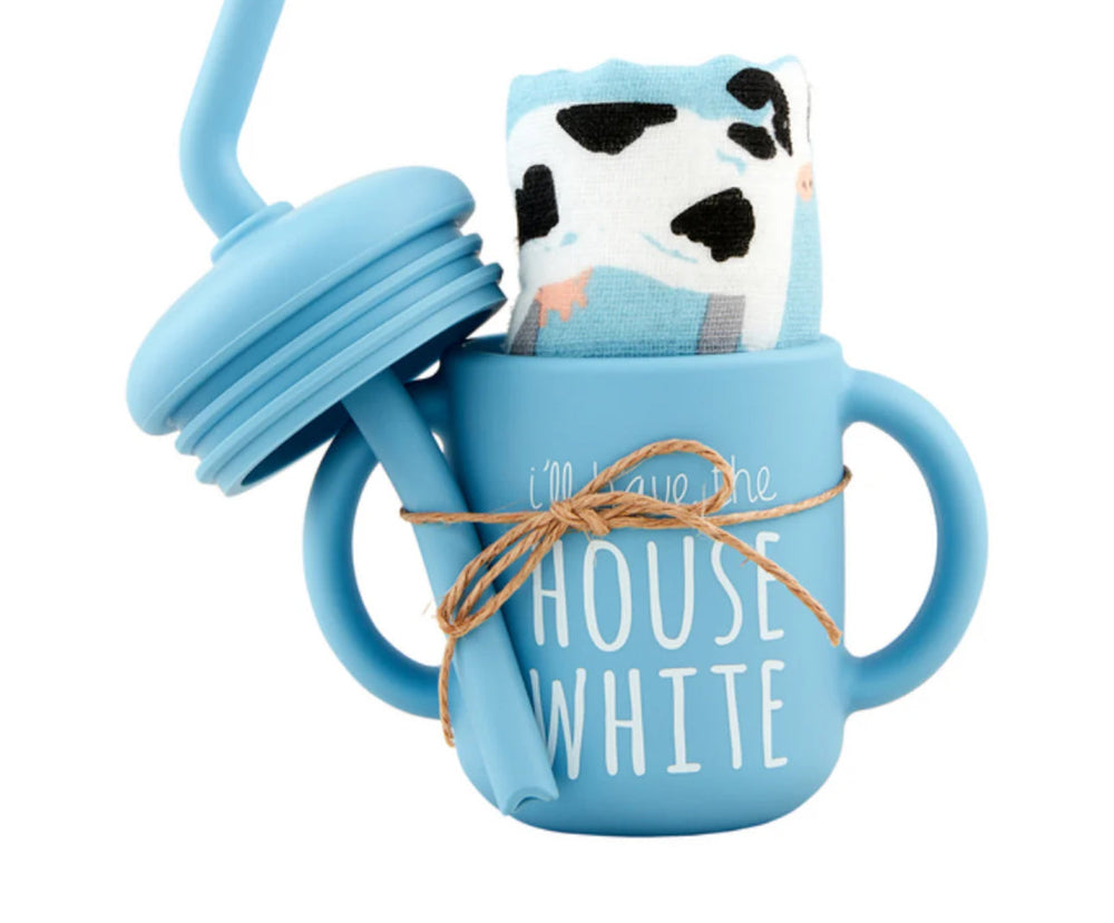 Farm Bib & Cup Set
