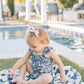 Floral Organic Cotton Beach Towel