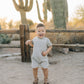 Heather Grey Pocket Knit Overalls