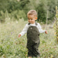 Green Corduroy Overalls