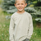Sage Long Sleeve Cotton Tee