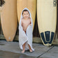 Desert Sage Muslin Hooded Towel