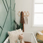 Rust Mudcloth Muslin Crib Sheet