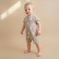 Cotton Romper | Electric Beige