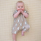 Cotton Romper | Electric Beige
