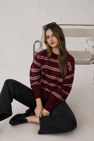 Stripe Knit Pullover