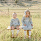 Blue Plaid Ruffle Collar Bubble Romper