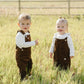 Brown Corduroy Overalls