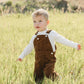 Brown Corduroy Overalls