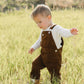Brown Corduroy Overalls