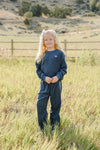 Navy Terry Cloth Tracksuit
