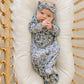 Bluebell Pointelle Bamboo Head Wrap