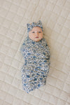 Bluebell Pointelle Bamboo Head Wrap