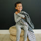 Vintage Plaid + Navy Plaid Muslin Quilt