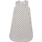 Taupe Checkered Bamboo Sleep Sack