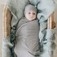 Stone Bamboo Newborn Knot Hat