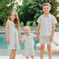 Palm Tree Linen Dress