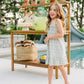 Palm Tree Linen Dress