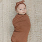 Rust Bamboo Hat OR Head Wrap Set