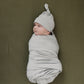 Olive Bamboo Stretch Crib Sheet